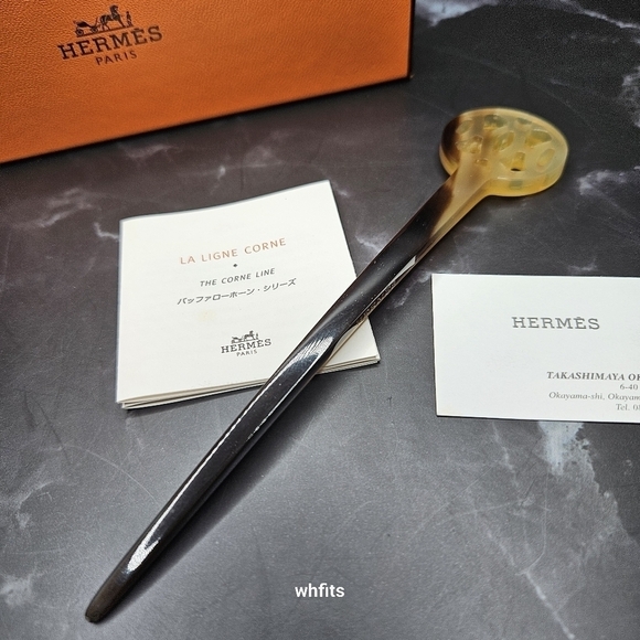 Hermes Accessories - Hermes Buffalo Horn Hairpin